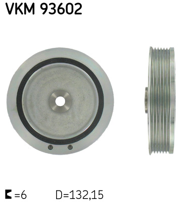 SKF Szíjtárcsa, főtengely VKM93602_SKF